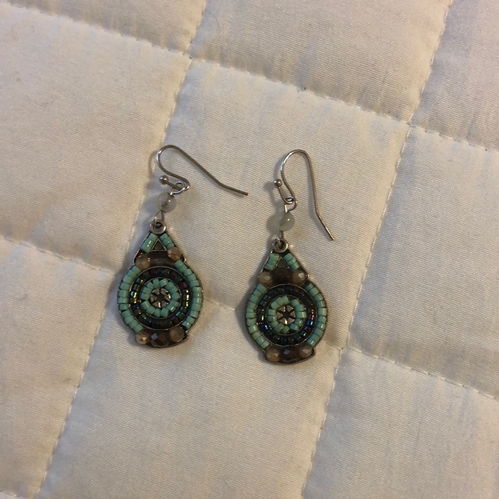 Hand-Beaded Earrings